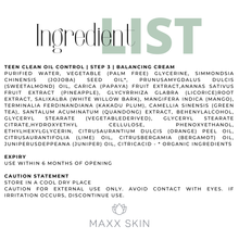 Load image into Gallery viewer, TEEN CLEAN OIL CONTROL | STEP 3 | BALANCING CREAM