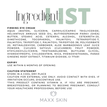 Load image into Gallery viewer, "NEW" FIRMING EYE CREAM
